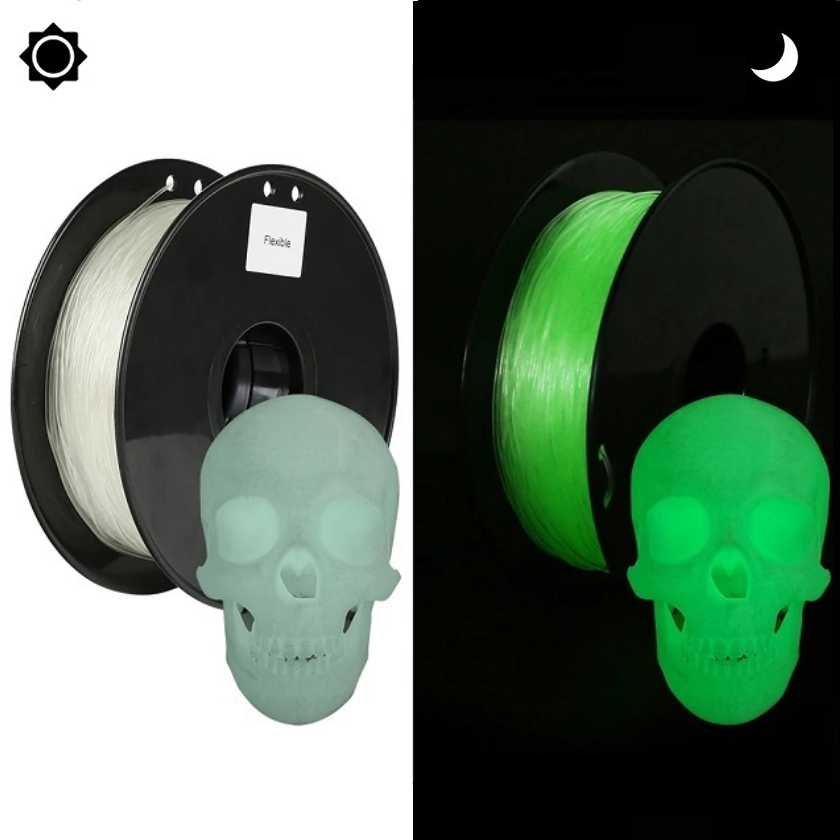 Tpu Flexible Filament - Luminous Filament Flexible TPU 1.75mm 1kg