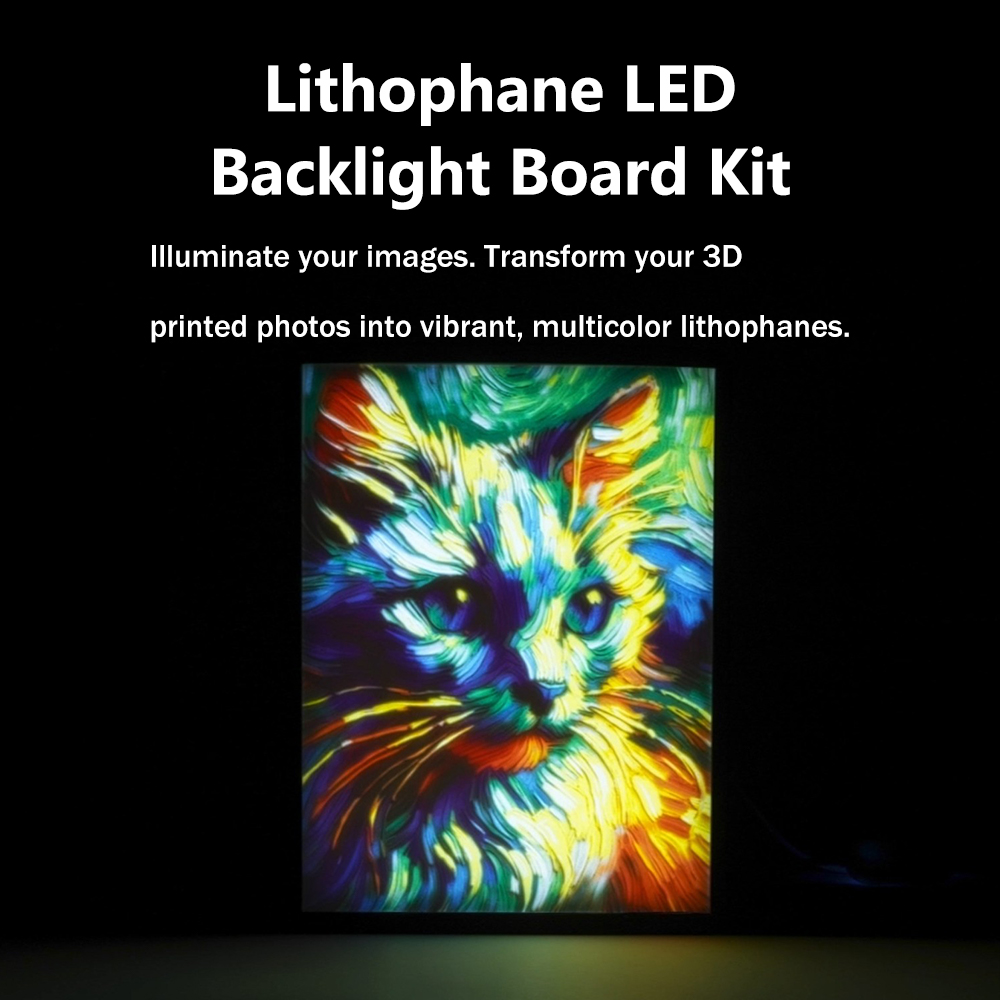 KC010 Lithophane CMYK PLAFilam - Carbon Fiber Filament recension och pris
