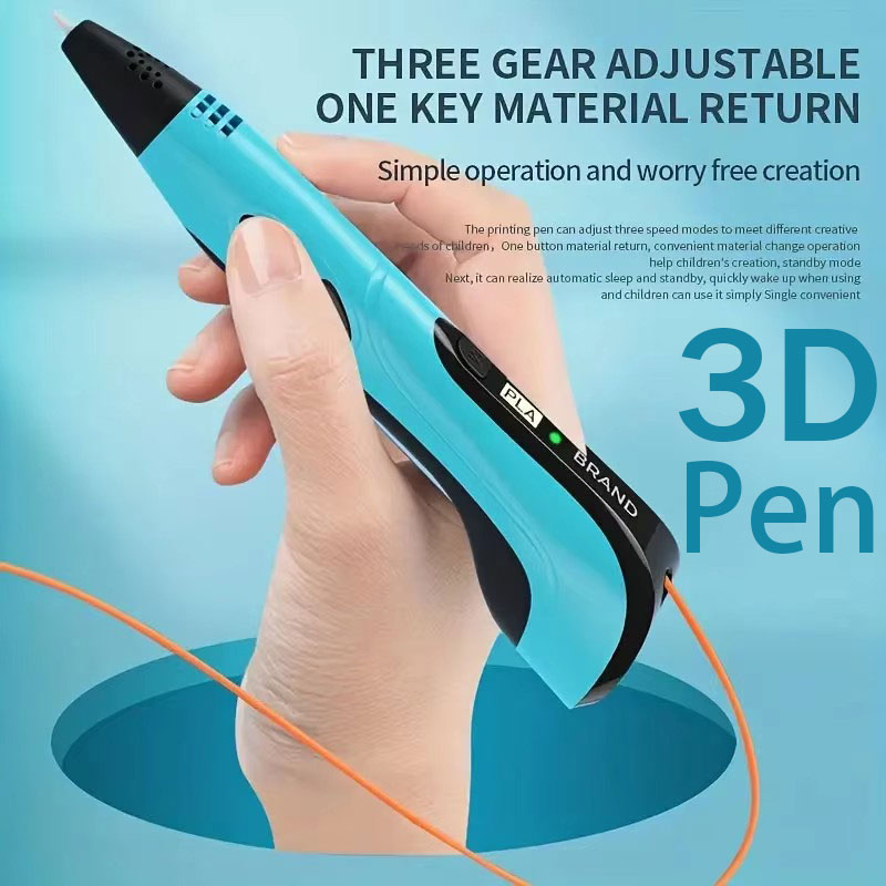 Original 3D Pen For Children 3 - Carbon Fiber Filament recension och pris