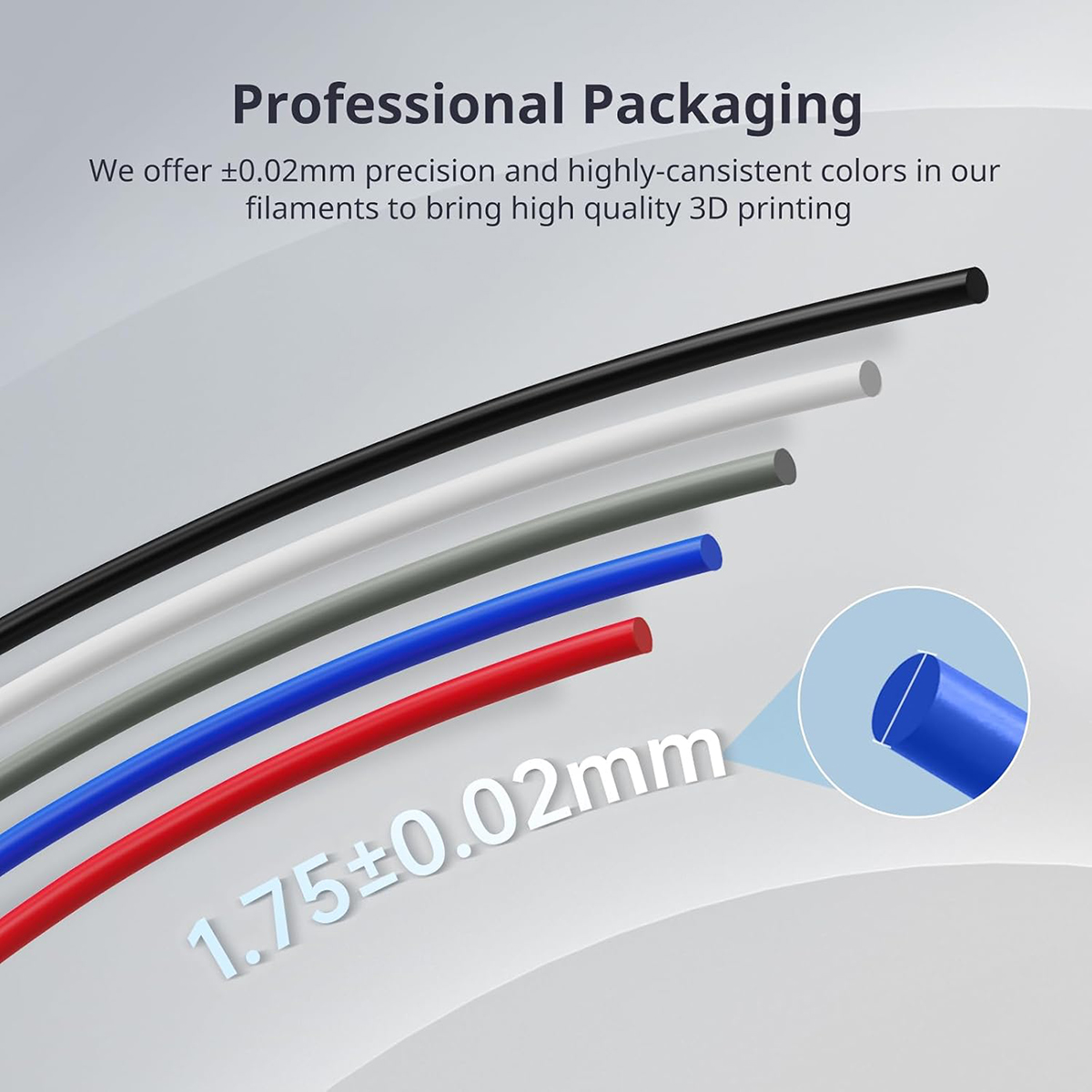PLA 3D Printer Filament, 1.75m - Tpu Flexible Filament recension och pris