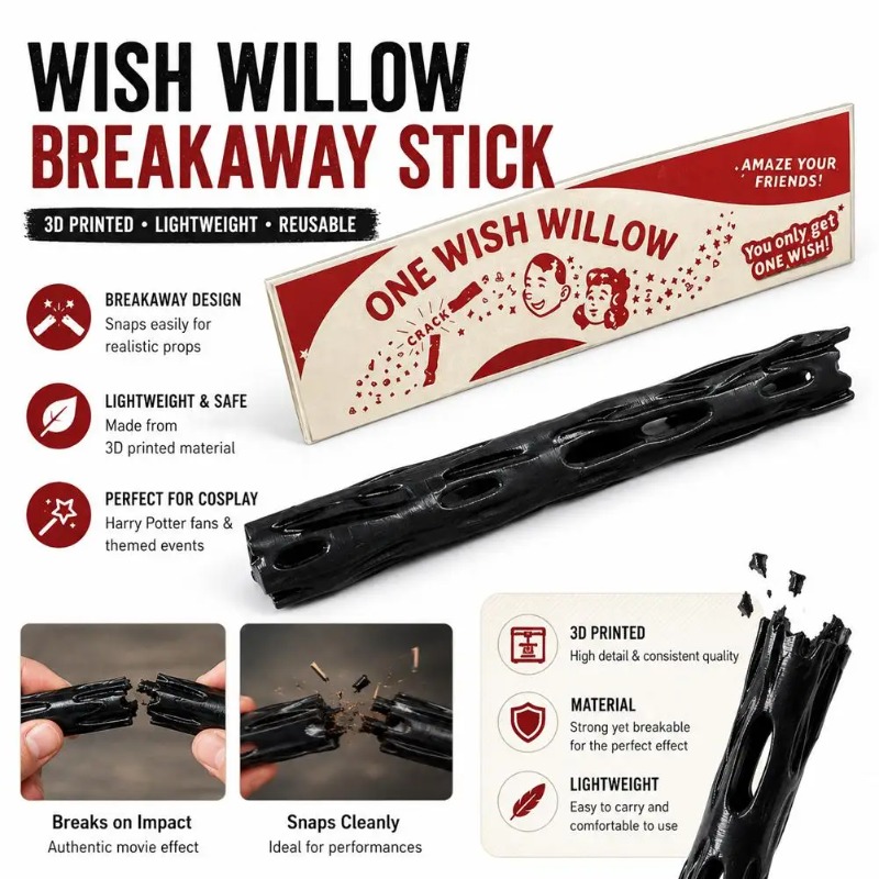 3D Printed One Wish Willow Key - Enclosure 3D Printing recension och pris