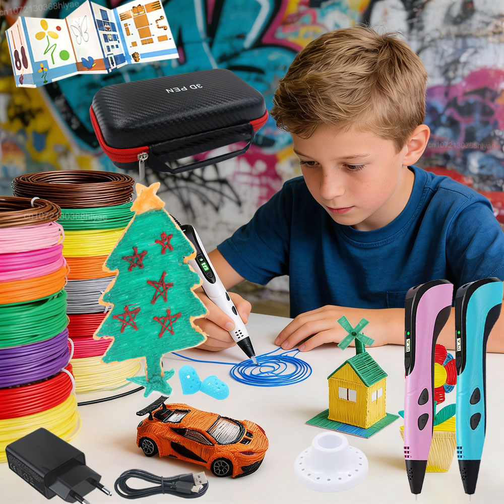 Children's 3D Printing Pen wit - Carbon Fiber Filament recension och pris