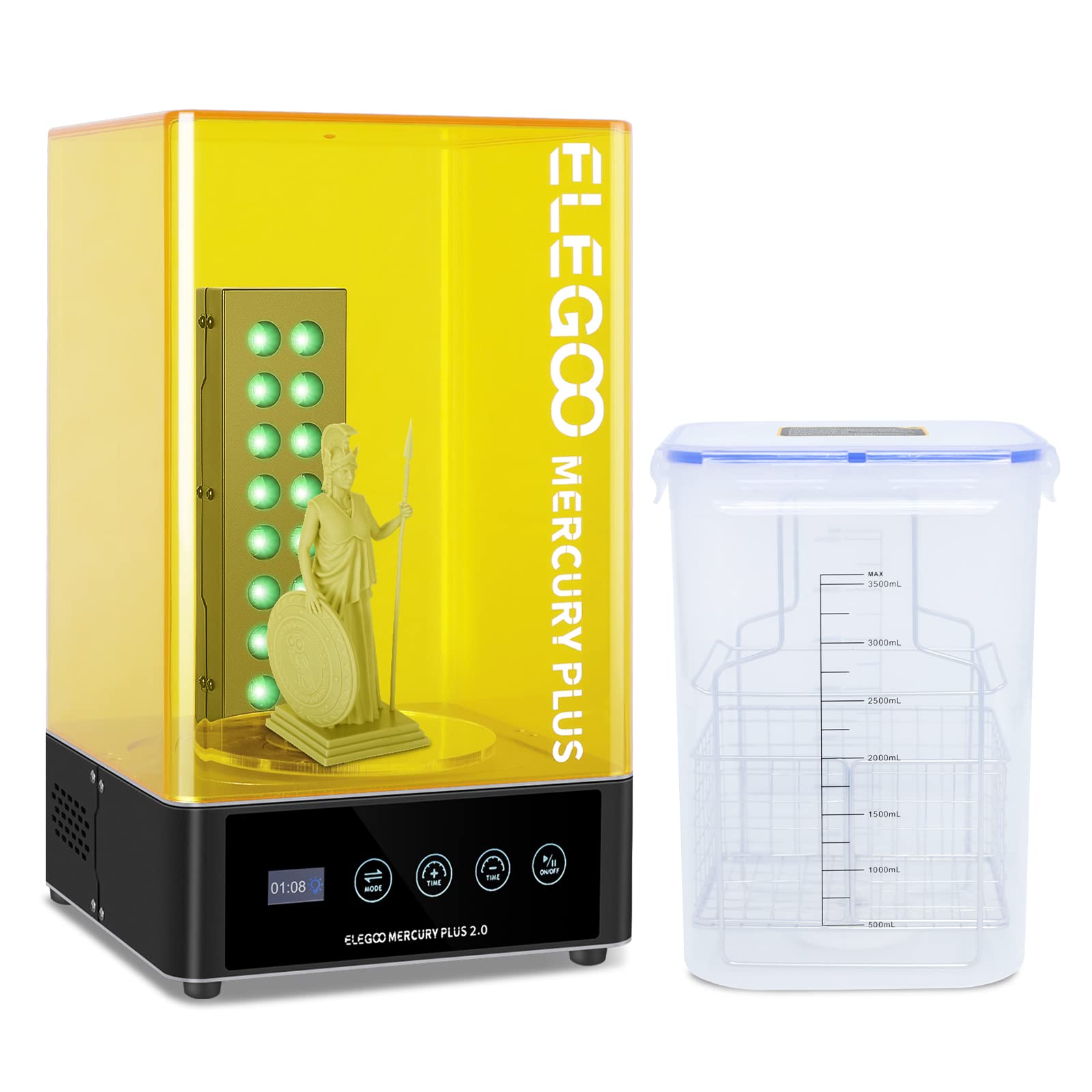 ELEGOO   Plus 2.0 Wash and Cur - 3D Printing Machine recension och pris