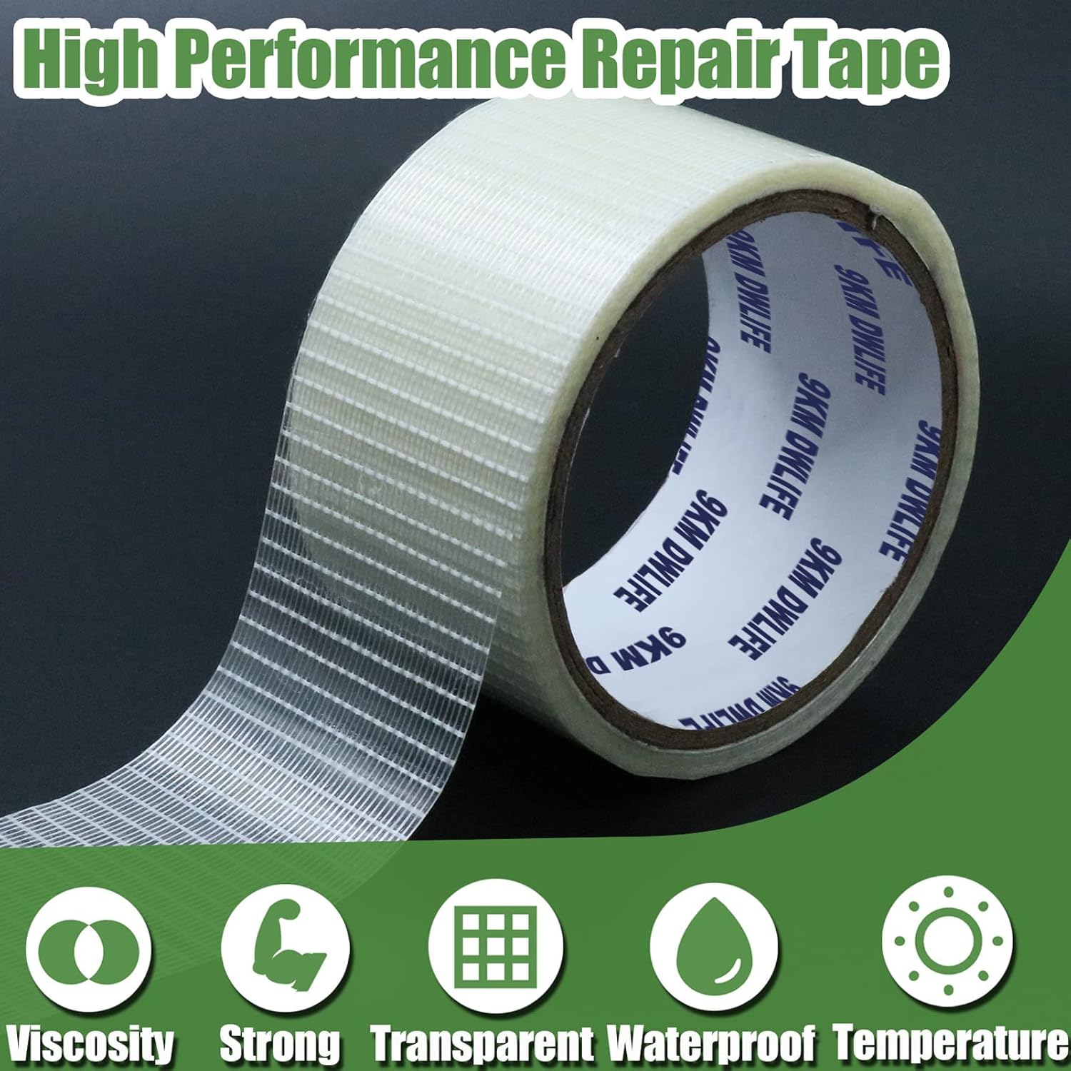 9KM DWLIFE Kite Repair Tape Cl - Asa Filament Outdoor recension och pris